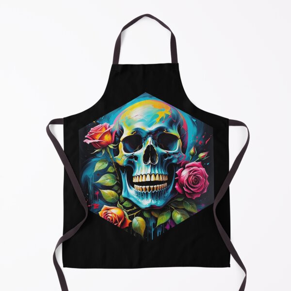 Item preview, Skull and Rose Oil Painting designed and sold by AbsoluteA.