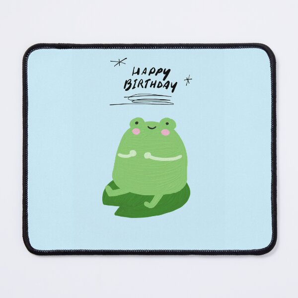 Item preview, Cute Frog Happy Birthday Design designed and sold by MonanaPaveliani.