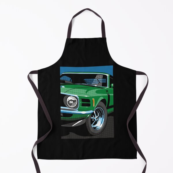 Item preview, 70 boss mustang in green designed and sold by candc-retro.