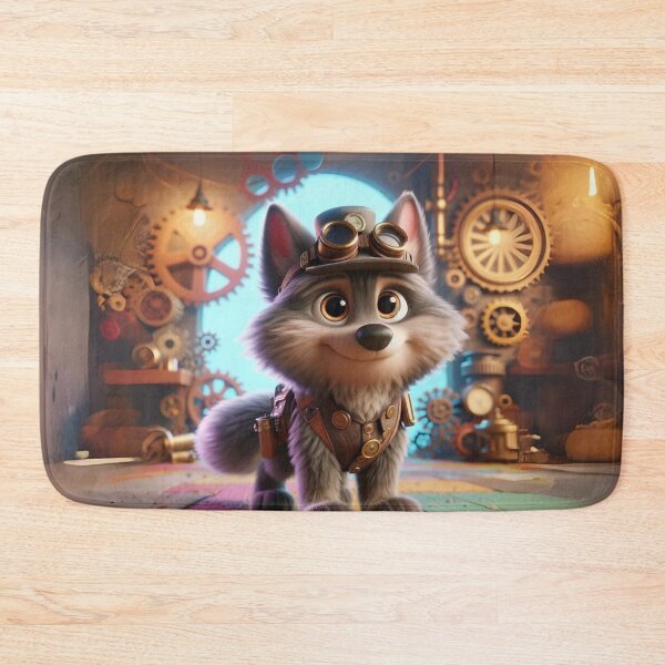 Item preview, Steampunk Apennine Wolf designed and sold by Sillytoe.