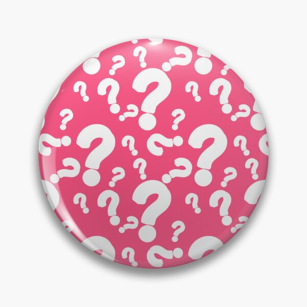 Item preview, Pink White Question Mark Pattern designed and sold by PatternTitan.