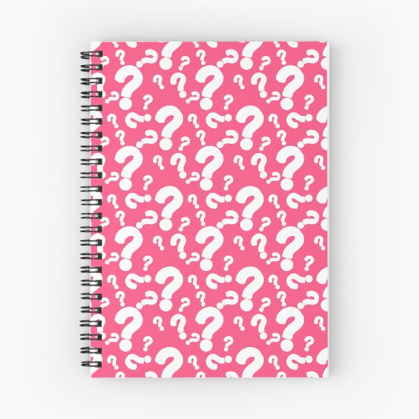Item preview, Pink White Question Mark Pattern designed and sold by PatternTitan.