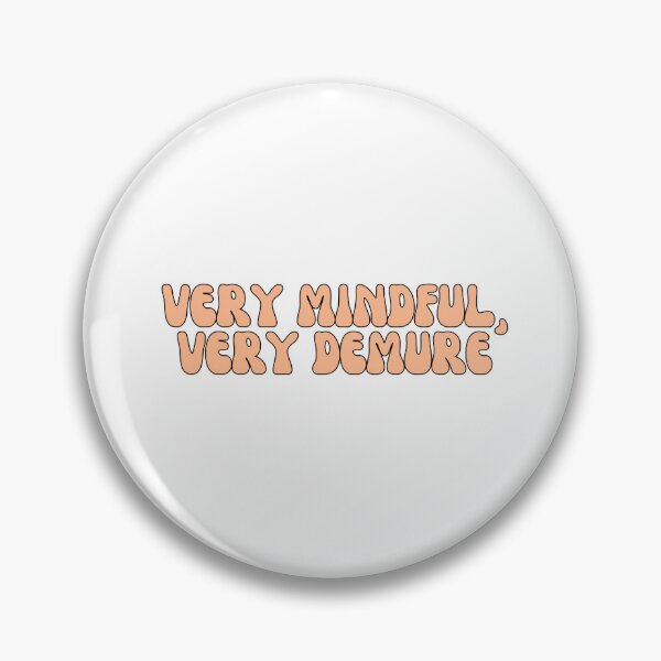 Item preview, Very Mindful, Very Demure groovy orange font designed and sold by limitLIS.