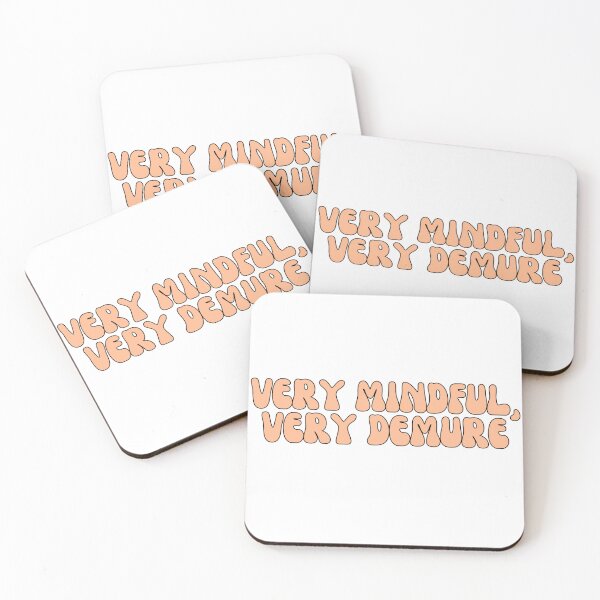 Item preview, Very Mindful, Very Demure groovy orange font designed and sold by limitLIS.