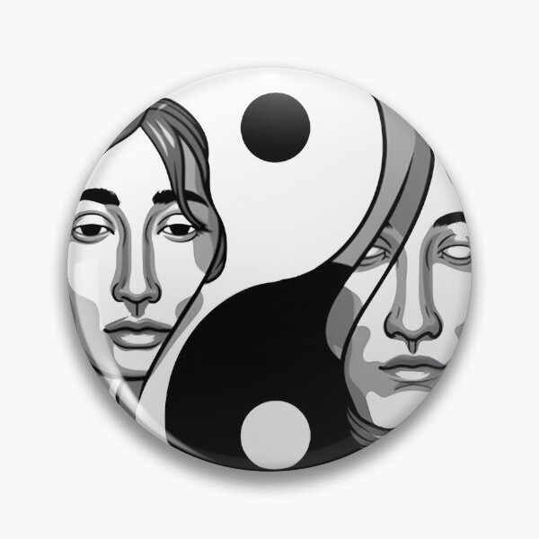 Artikelvorschau, Yin & Yang Gesicht entworfen und verkauft von R3FDesign.