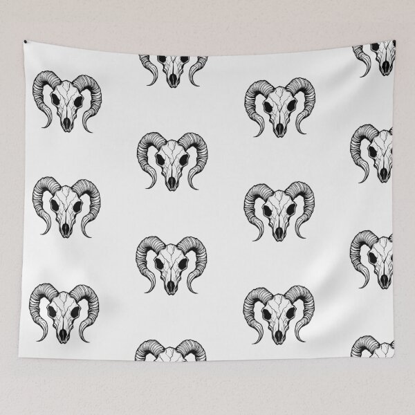 Item preview, Fierce ram skeleton massive torn designed and sold by rasagamastore.