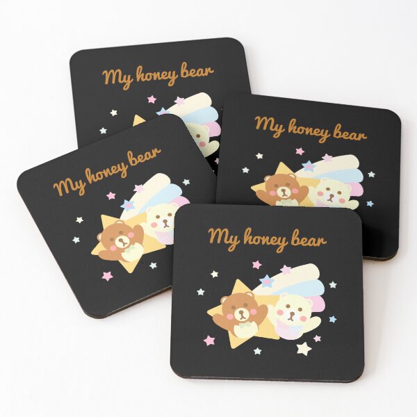 Item preview, My honey bear with pastel star designed and sold by TheButterscotch.