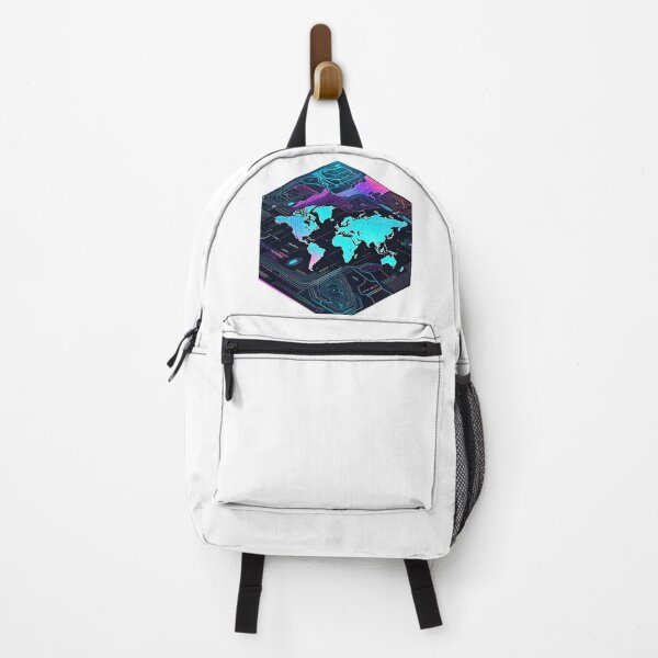 Item preview, Futuristic World Map designed and sold by AbsoluteA.