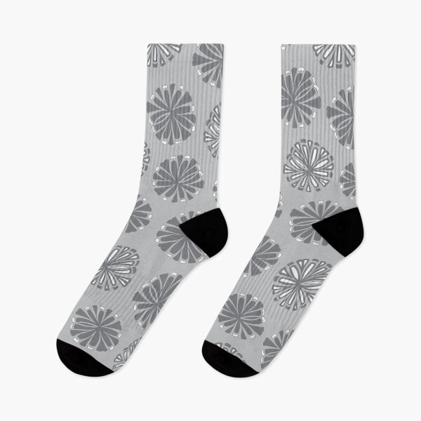 Item preview, Ruedas florales - gris designed and sold by SerahO.