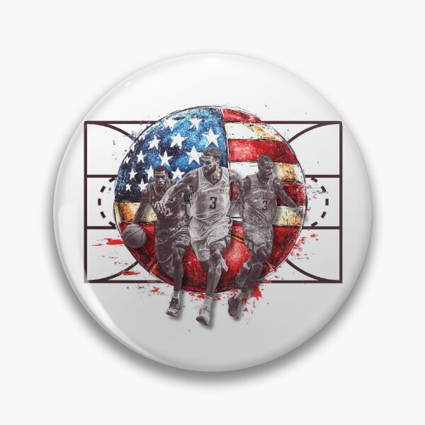 Item preview, American basketball trio with basketball court designed and sold by Micapox.