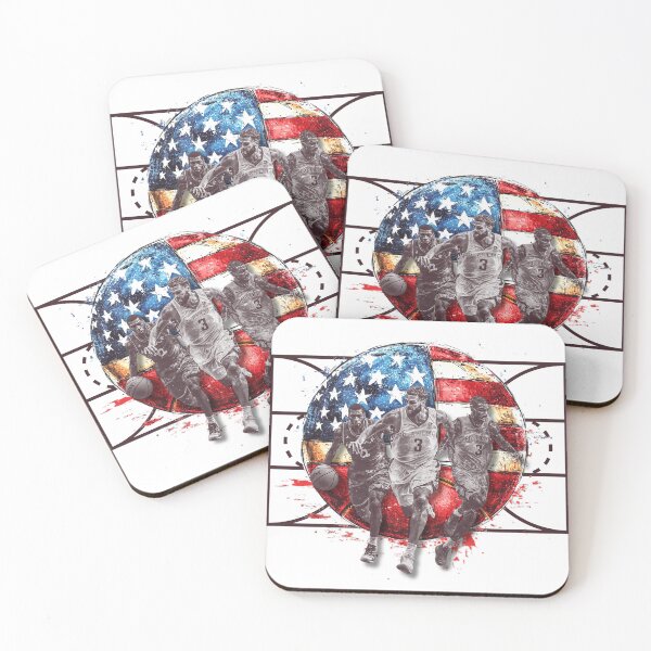 Item preview, American basketball trio with basketball court designed and sold by Micapox.