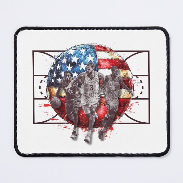 Item preview, American basketball trio with basketball court designed and sold by Micapox.