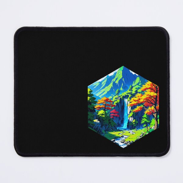 Item preview, Peaceful Anime Mountain designed and sold by AbsoluteA.