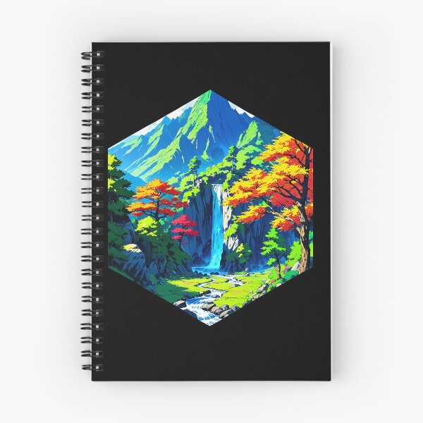 Item preview, Peaceful Anime Mountain designed and sold by AbsoluteA.