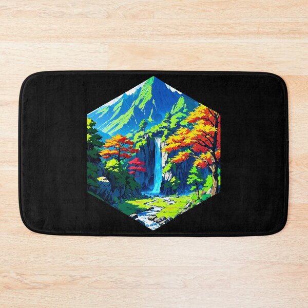 Item preview, Peaceful Anime Mountain designed and sold by AbsoluteA.