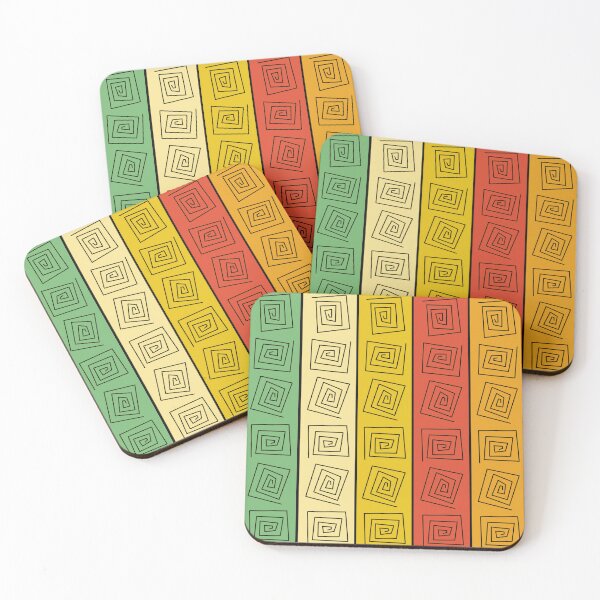Item preview, African Spiral Stripe Pattern designed and sold by AriLady.
