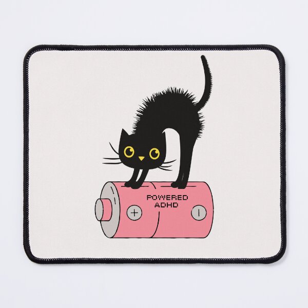 Item preview, Powered By ADHD  designed and sold by Playful Strokes pom@pom.