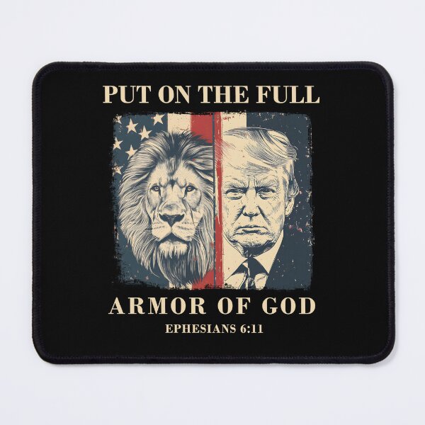 Item preview, Trump 2024 Armor of God Ephesians 6:11 Fight designed and sold by trendyzcom.