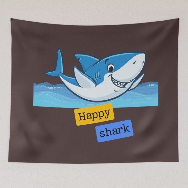 Item preview, Happy shark designed and sold by Zaidabd.