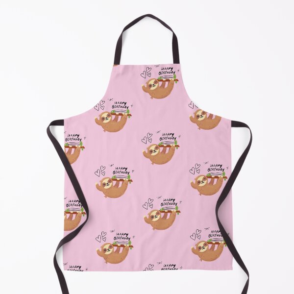 Item preview, Cute Sloth Birthday Design - Happy Birthday Sloth Illustration designed and sold by MonanaPaveliani.