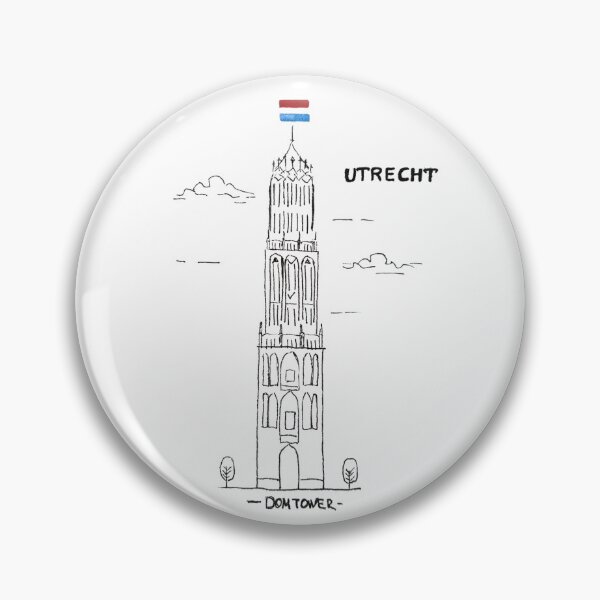 Item preview, Utrecht tower drawing  designed and sold by VikaArt.