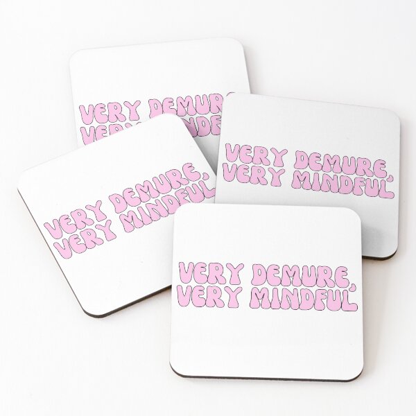 Item preview, Very Demure, Very mindful groovy pink font designed and sold by limitLIS.