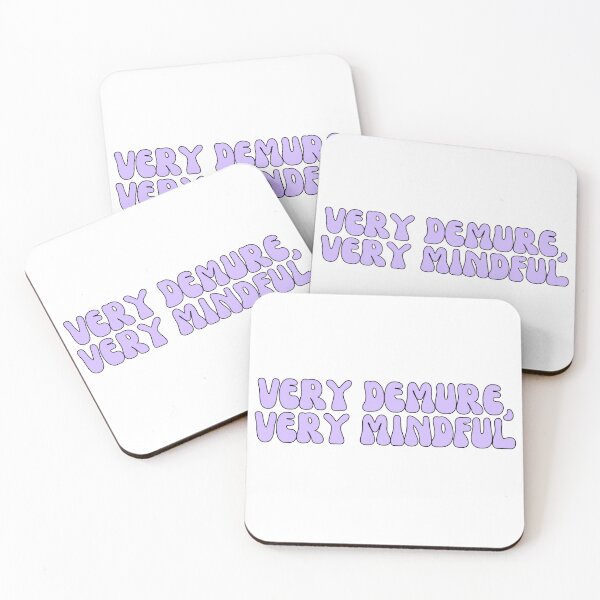 Item preview, Very Demure, Very mindful groovy purple font designed and sold by limitLIS.