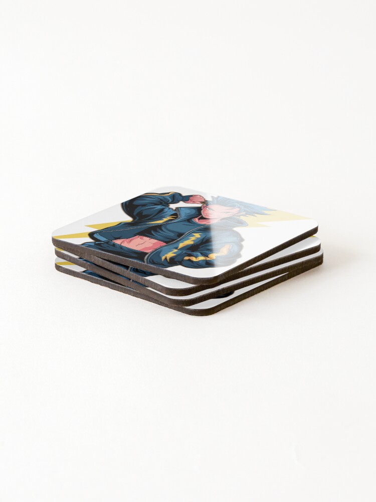 Thumbnail 4 of 5, Coasters (Set of 4), Thunder Anime designed and sold by R3FDesign.