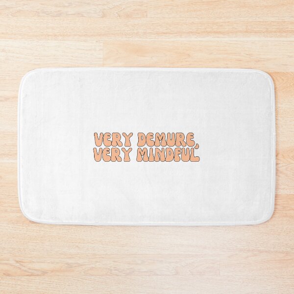 Item preview, Very Demure, Very mindful groovy orange font designed and sold by limitLIS.