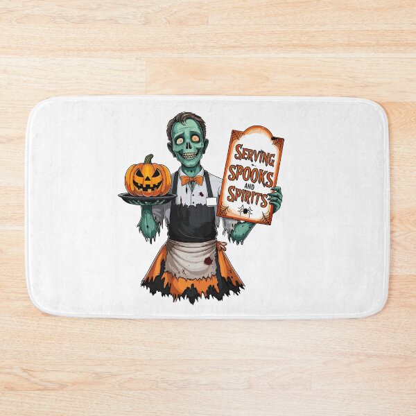 Item preview, Halloween Waiter Serving Spooks and Spirits designed and sold by MaateoDesign.