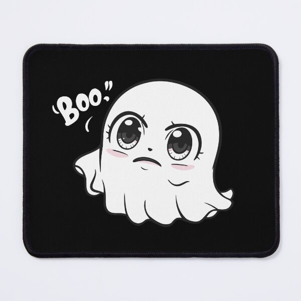 Item preview, Kawaii Ghost of Disappointment with "BOO" Quote designed and sold by Witcrafters.
