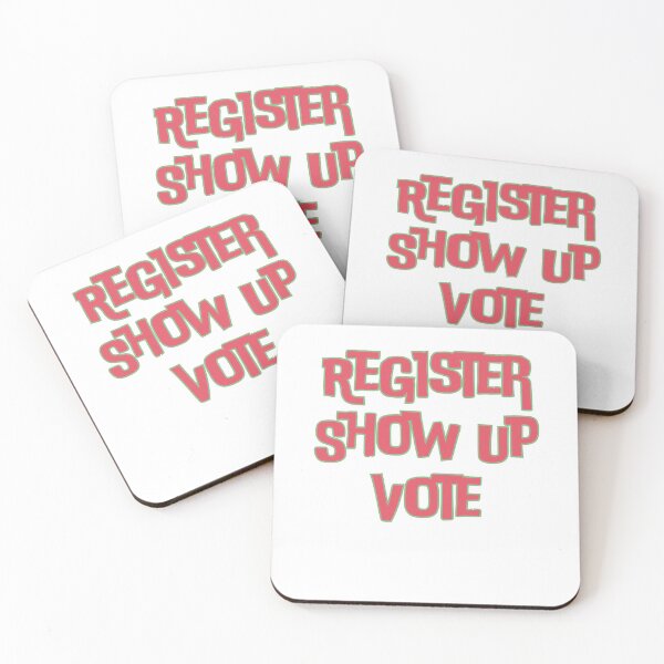Item preview, Register Show Up Vote designed and sold by rawaart1.