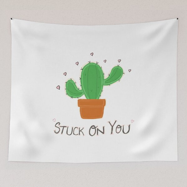 Item preview, Quirky Cactus Illustration-Stuck on You designed and sold by THE JAVE STUDIOS.