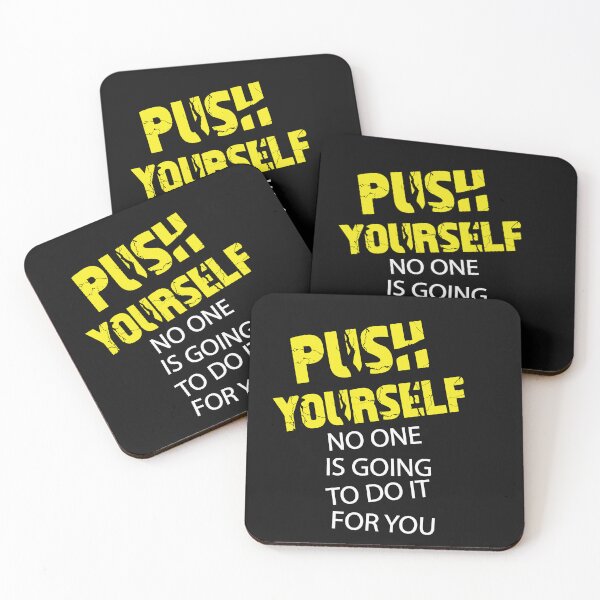 Item preview, push yourself no one is going to do it for you  designed and sold by thewolf988.