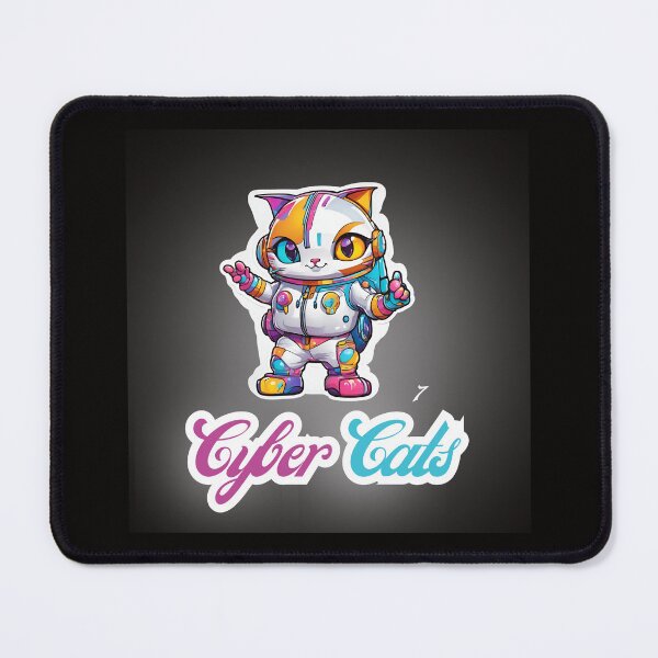 Item preview, Cyber Cats - Cyber Cat 7 designed and sold by Monika Turemka.