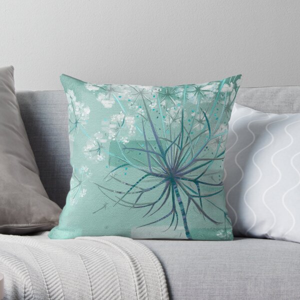 Nature's Hogweed Throw Pillow