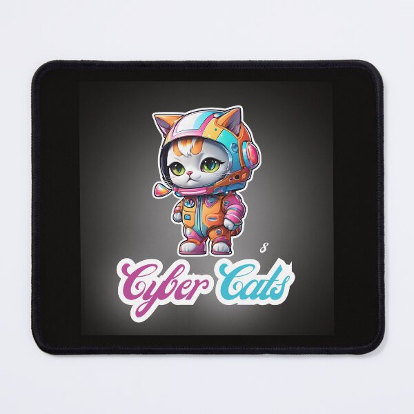 Item preview, Cyber Cats - Cyber Cat 8 designed and sold by Monika Turemka.