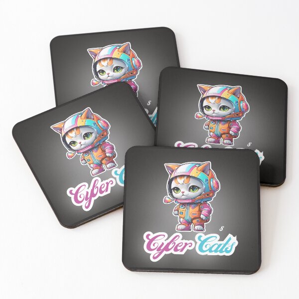 Item preview, Cyber Cats - Cyber Cat 8 designed and sold by Monika Turemka.