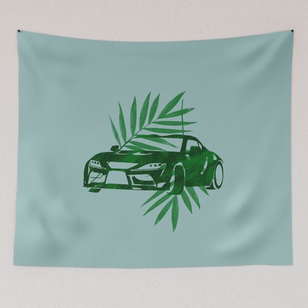 Item preview, Green Supercar with Leaf Design designed and sold by Stipper Store.