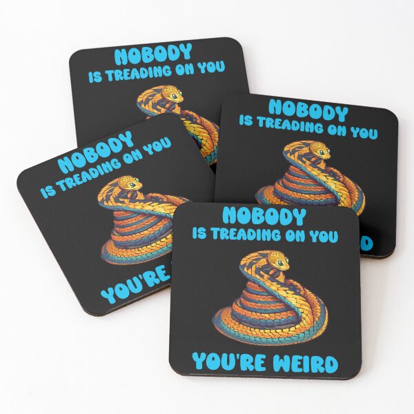 Item preview, Nobody is Treading On You - You’re Weird designed and sold by WorldByEsi.