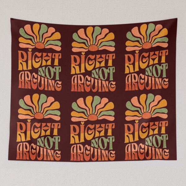 Item preview, Right, not Arguing designed and sold by Syrupulse.