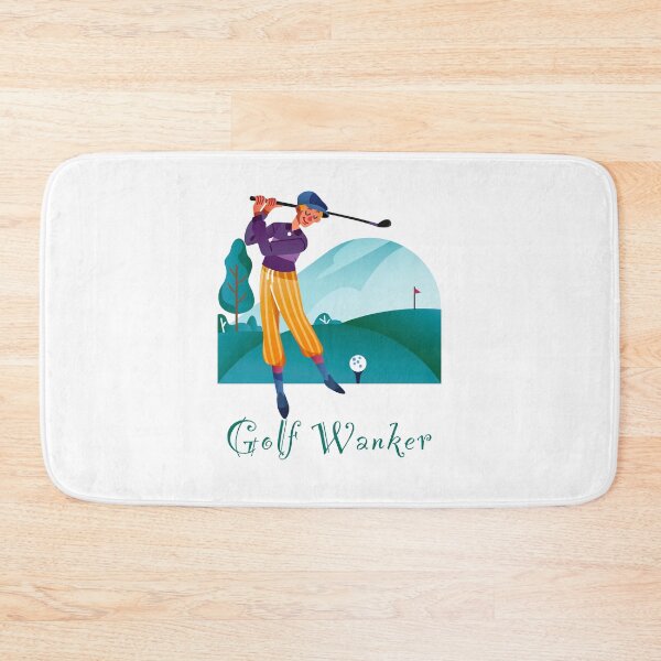 Item preview, Golf Wanker - happy chap playing golf - Funny, humour, joke designed and sold by UKVanlife.