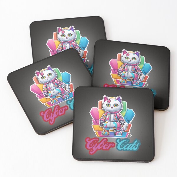 Item preview, Cyber Cats - Cyber Cat 9 designed and sold by Monika Turemka.