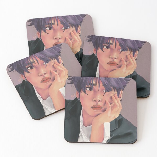 Item preview, Stray Kids Lee Know Cabello Púrpura designed and sold by QuabbieShop.