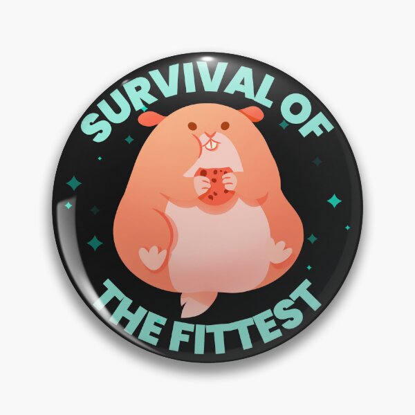 Item preview, Survival of the Fittest (Hamster Edition) designed and sold by BoldImpDes.
