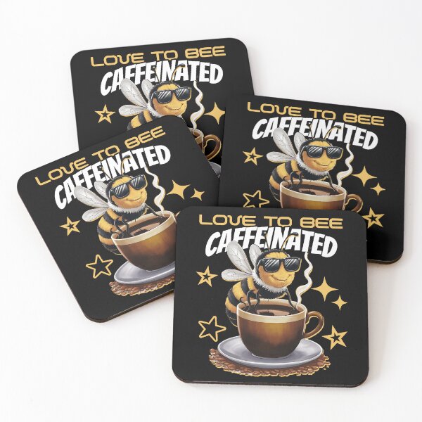 Item preview, LOVE TO BEE CAFFEINATED - COFFEE BEE designed and sold by justyna-s28.