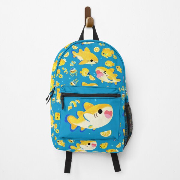 Item preview, Lemon shark and friends - blue designed and sold by pikaole.