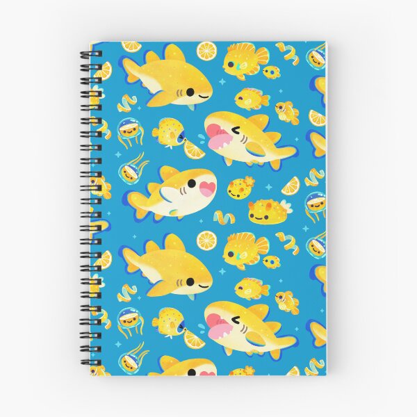 Item preview, Lemon shark and friends - blue designed and sold by pikaole.