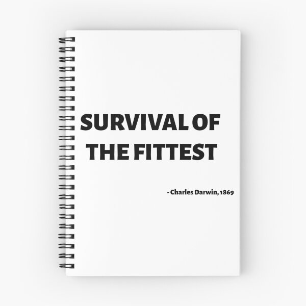 Item preview, Survival Of The Fittest (Charles Darwin) designed and sold by BoldImpDes.