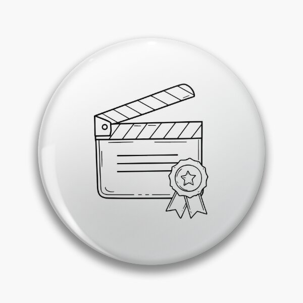 Item preview, Movie clapper board with award badge designed and sold by rasagamastore.